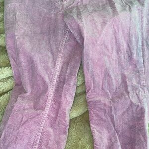 Pink corduroy pants